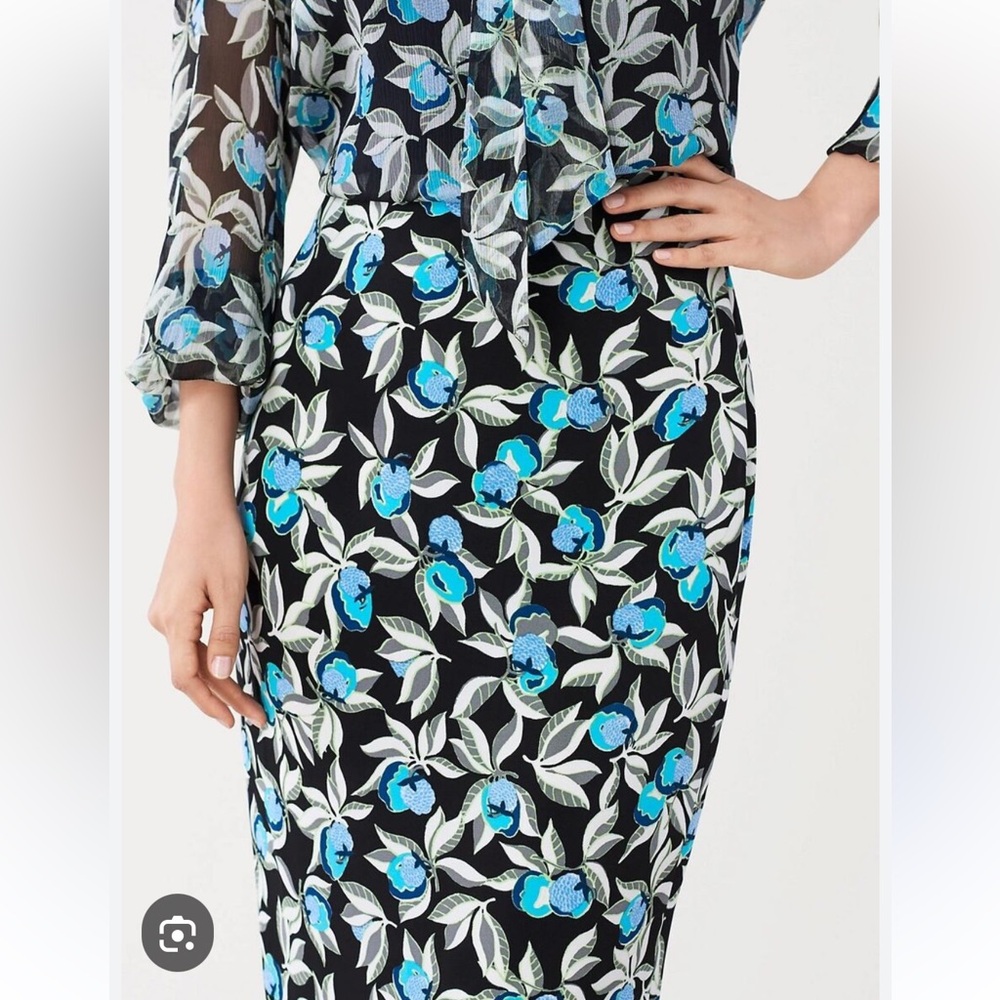 DVF  Kara pencil midi skirt